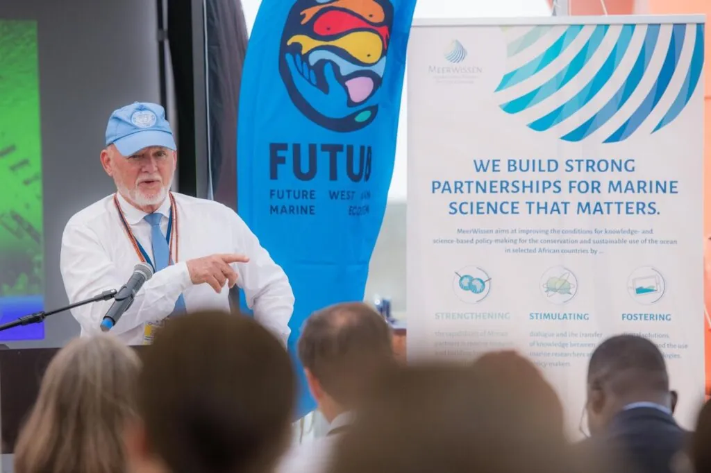 Peter Thomson at the UNOC3 Side Event by MeerWissen and FUTURO